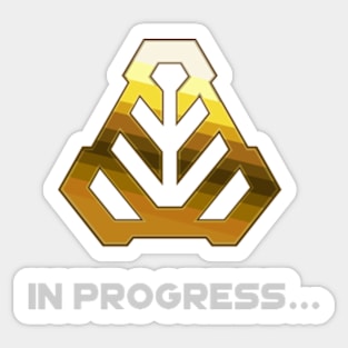 Gold In Progress. [Rocket League] Sticker